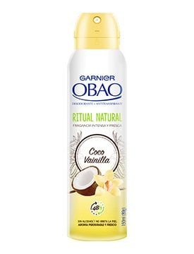 antitranspirante obao ritual natural spray coco vainilla 1
