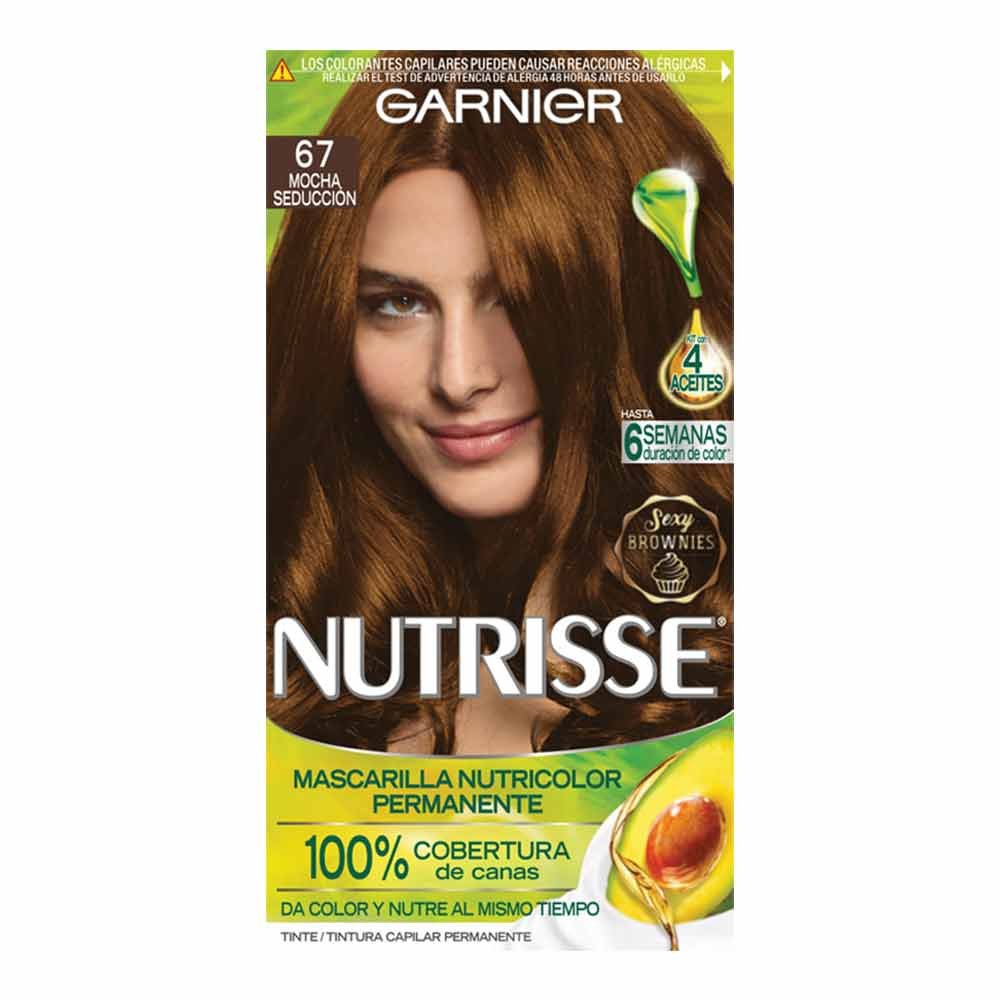 Tinte para cabello color Chocolate Nutrisse Garnier México