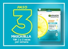 Paso 3 rutina anti-imperfecciones: Mascarilla Express Aclara Garnier