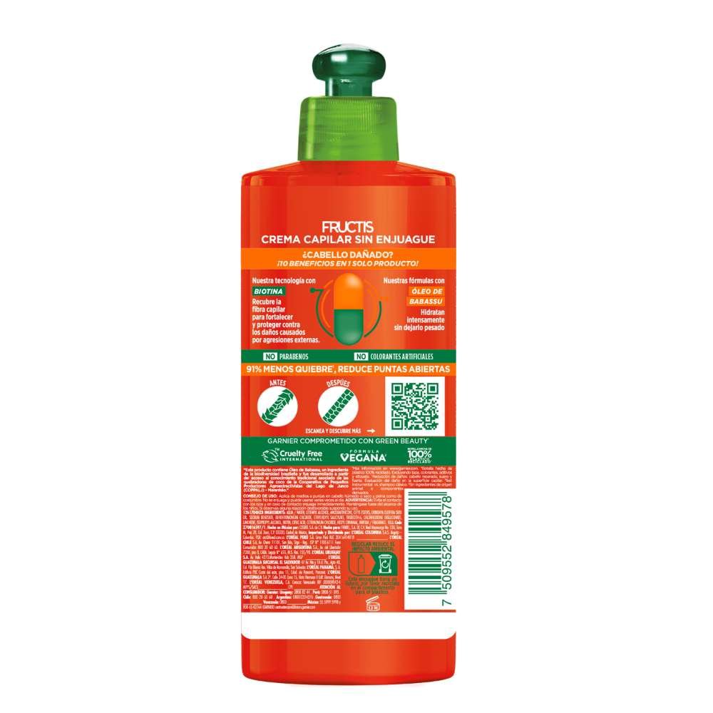 Fructis BDD Largo Perfecto CPP 10en1  back