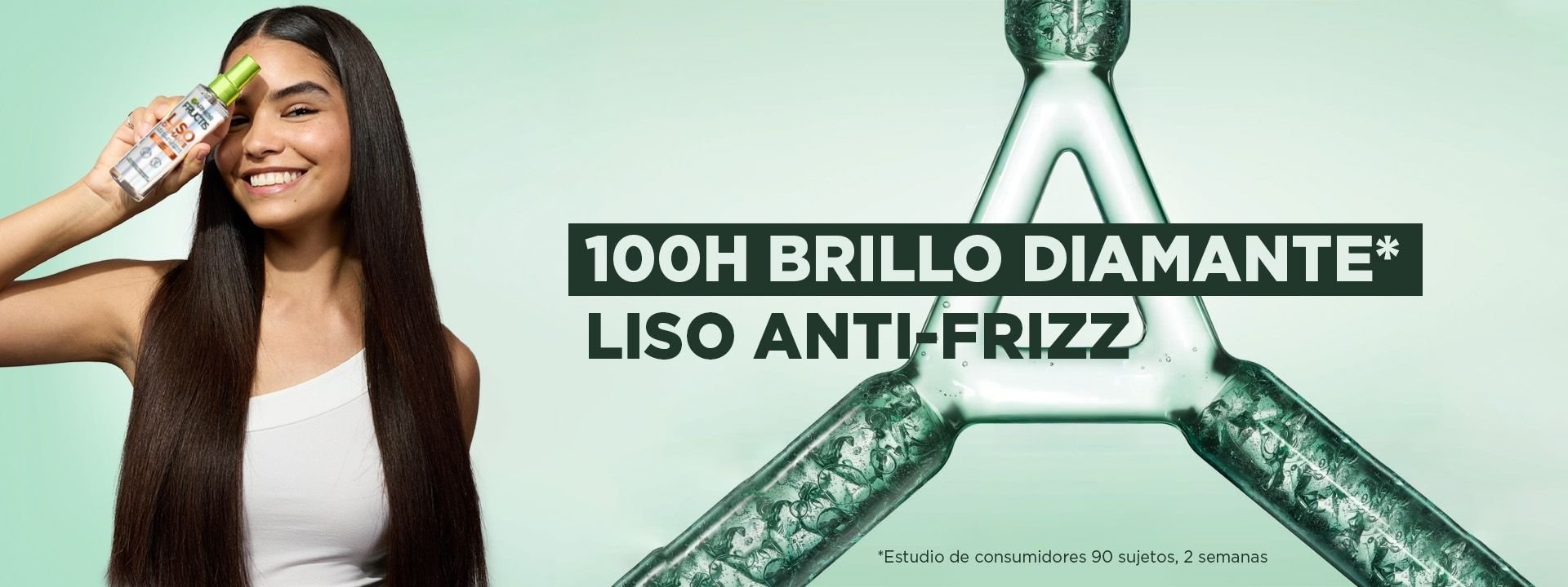 GARNIER, GARNIER FRUCTIS, GARNIER ADIÓS ESPONADO, ADIÓS ESPONJADO, GARNIER FRUCTIS LISO DIAMANTE, LISO DIAMANTE, CABELLO CON FRIZZ, CABELLO ESPONJADO​