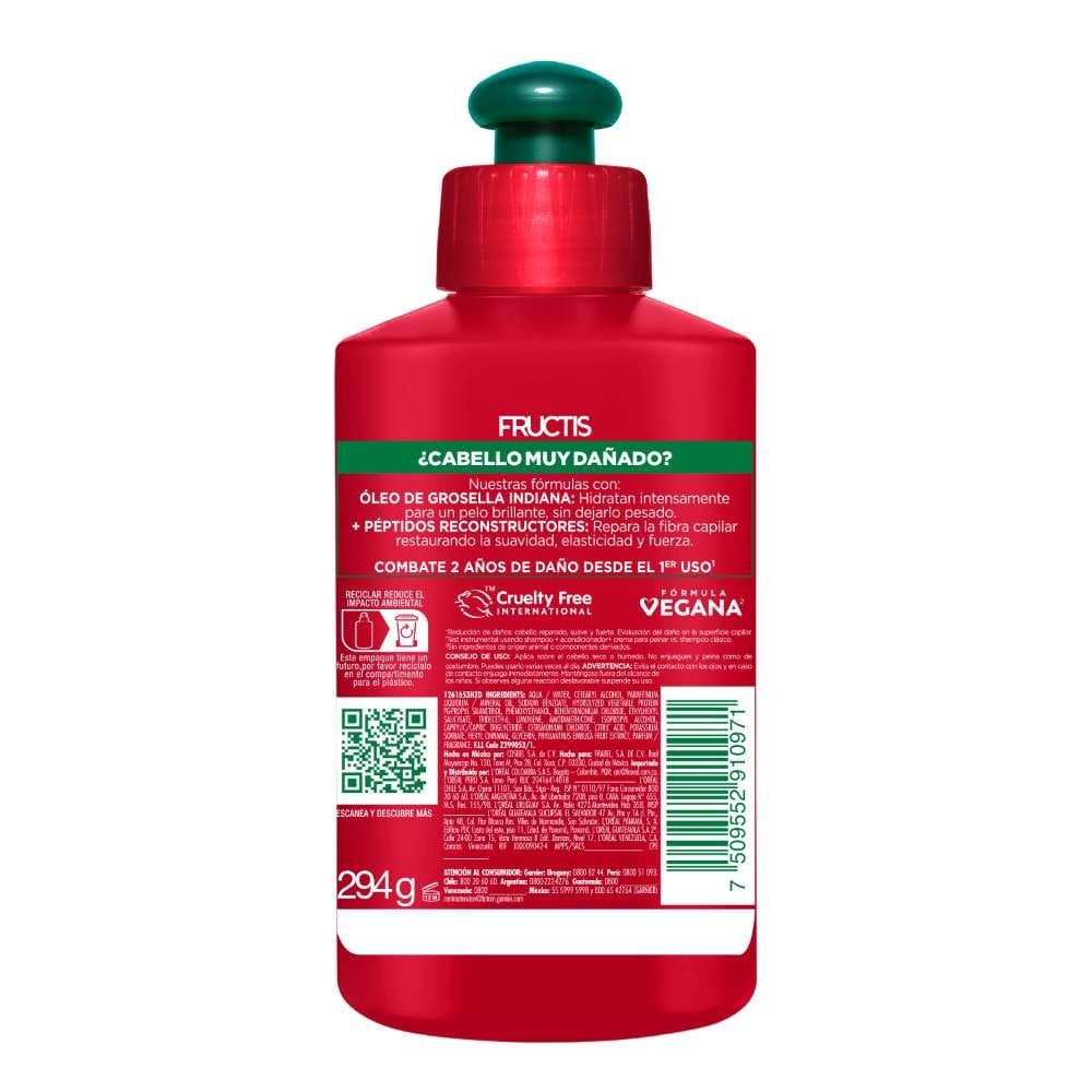 Fructis BDD Post Química CPP back