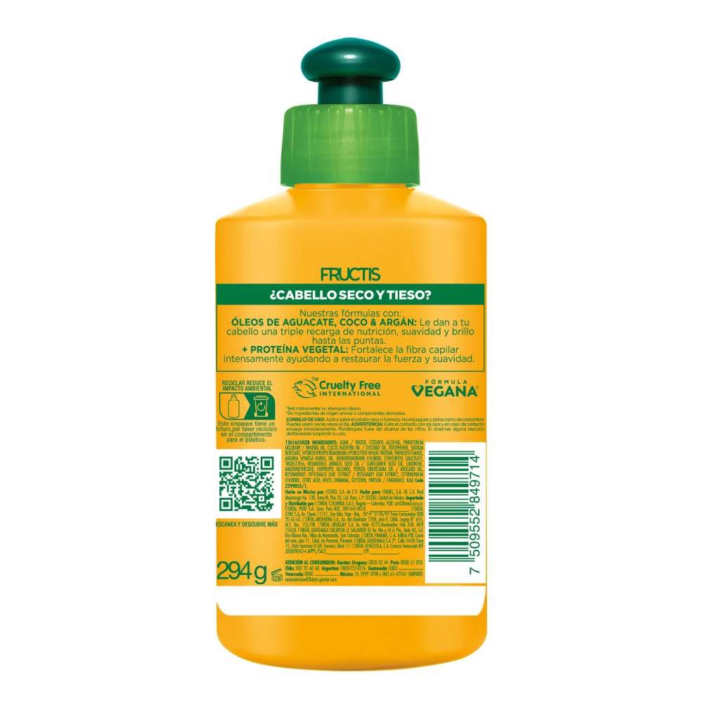 Fructis Recarga Nutritiva CPP back