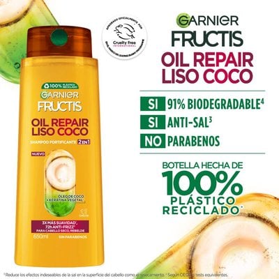 Fructis Liso Coco SH 2en1 Green Beauty