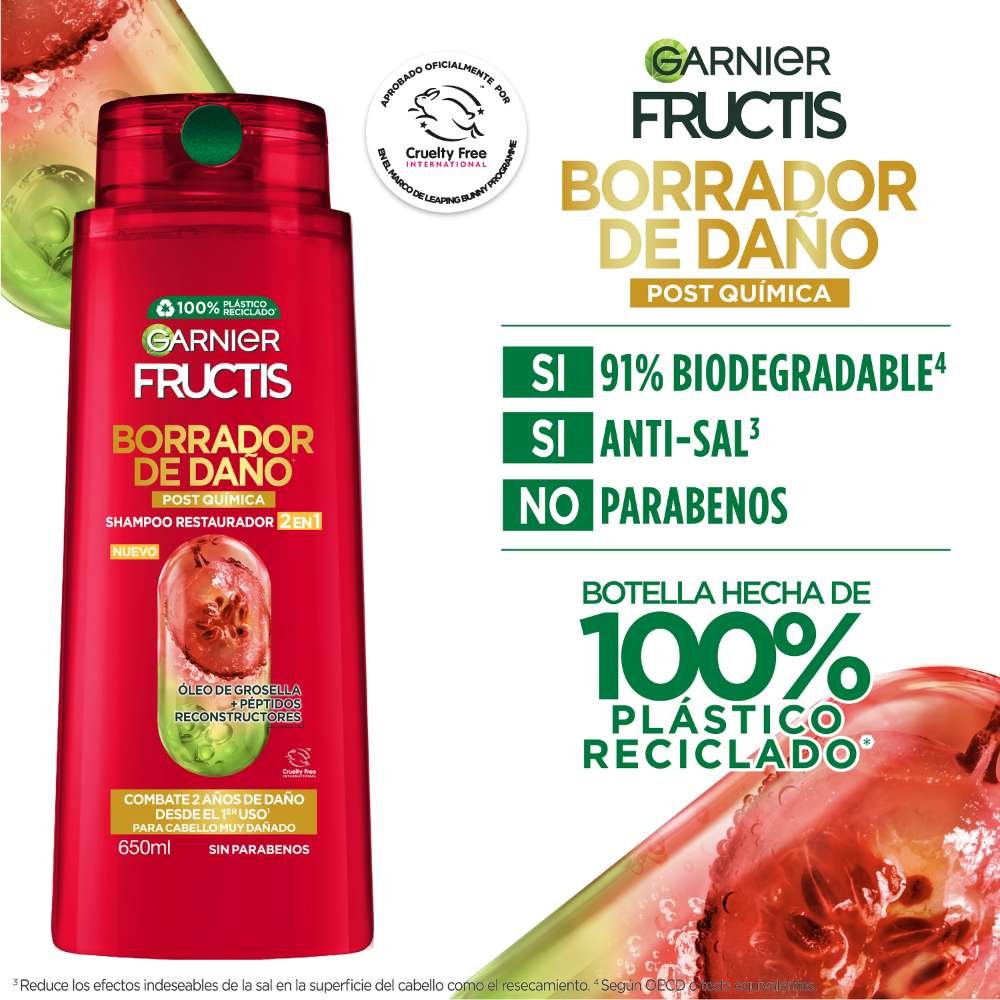 Fructis BDD Post Química SH 2en1  Green Beauty