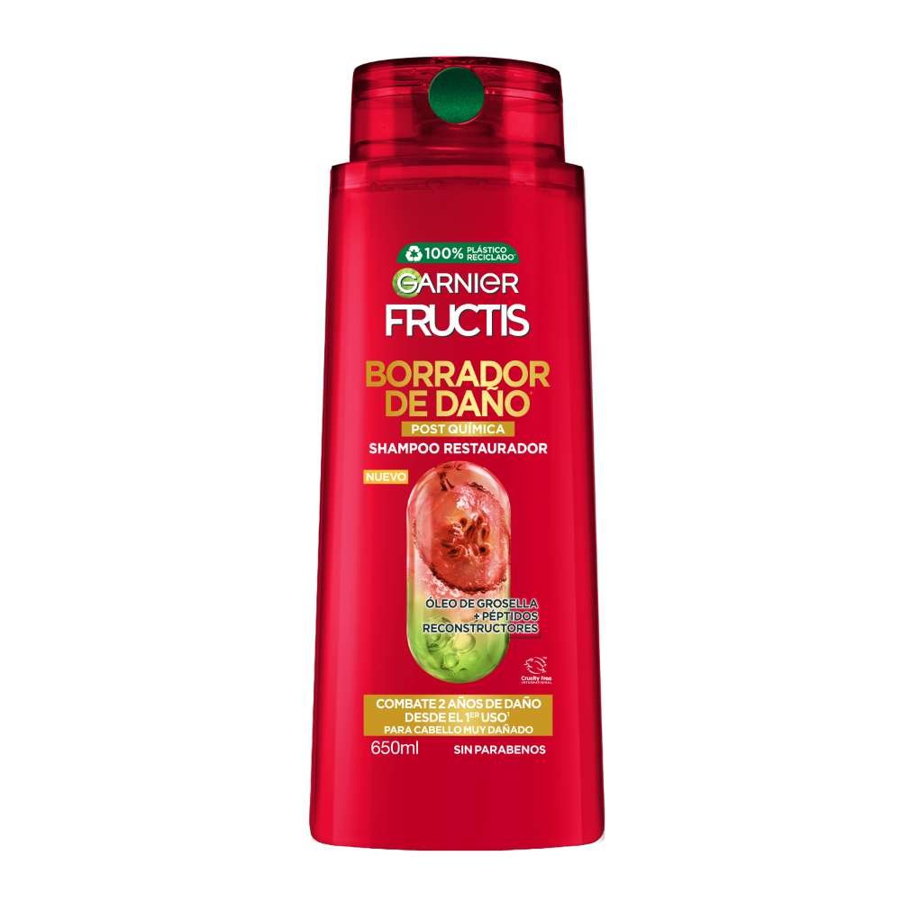 Fructis Borrador De Daño Post Química Shampoo Garnier