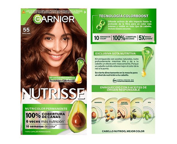 Tono avellana de Nutrisse Garnier