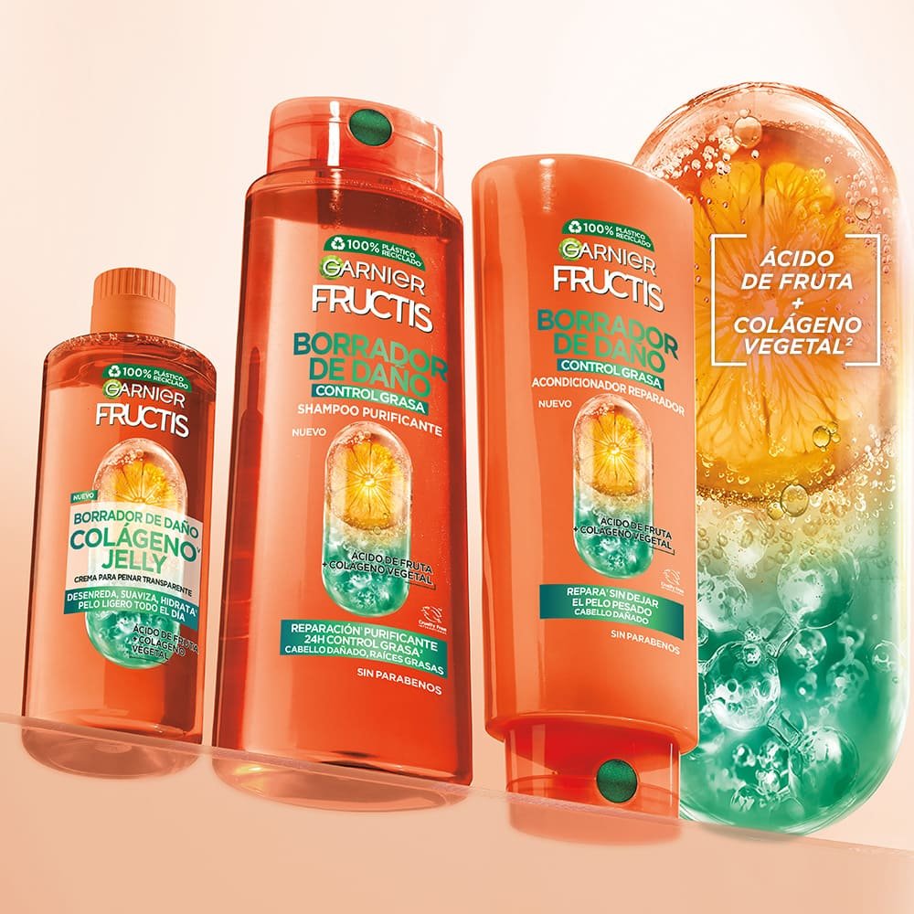 Linea para cabello dañado Fructis Borrados de Daño
