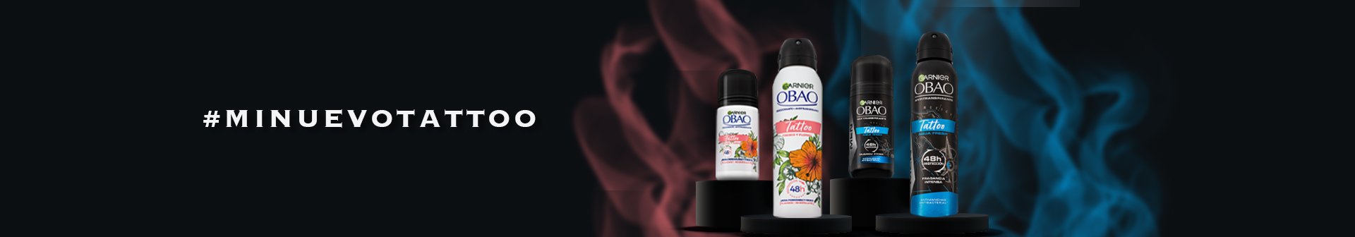 Nuevos desodorante Garnier Obao Tattoo