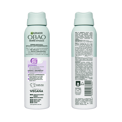 Garnier Obao Dermoeficacia Aerosol Niacinamida Back Shot