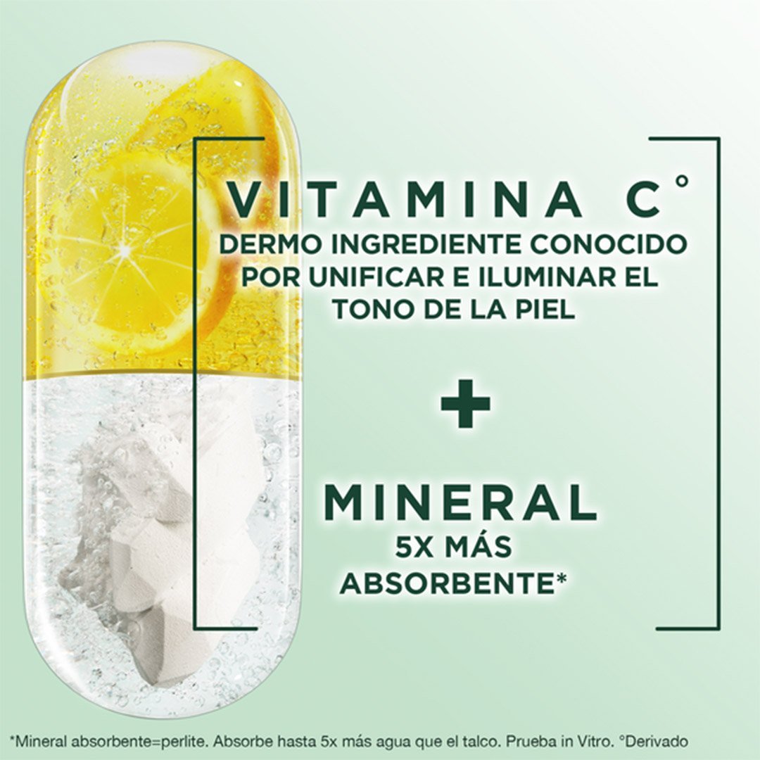 Garnier Obao Dermoeficacia Roll On Vitamina C Beneficios Protección Unificar Aclarante Dermoingrediente