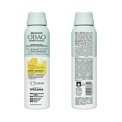 Garnier Obao Dermoeficacia Aerosol Vitamina C Back Shot