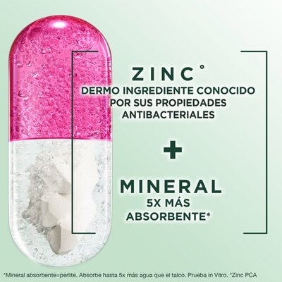 Garnier Obao Dermoeficacia Roll On Zinc Beneficios Protección Multibeneficios Antibacterial Dermoingrediente