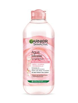 agua micelar rosas