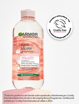agua micelar rosas cruelty free