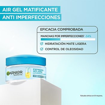 Crema Garnier Express Aclara para piel grasa y oleosa
