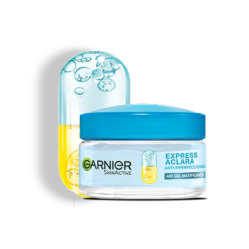 Air Gel Matificante crema Garnier Express Aclara Anti Imperfecciones