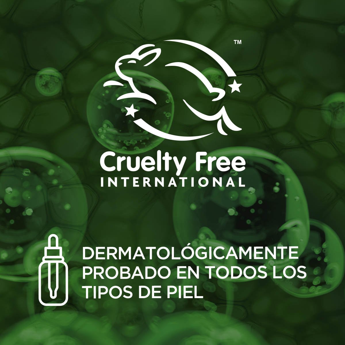 Garnier, Fórmula vegana, aprobado por Cruelty Free International credenciales verdes.