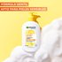 Limpieza suave para pieles sensibles con Gel Limpiador Garnier Express Aclara, fórmula apta y gentil con vitamina C.