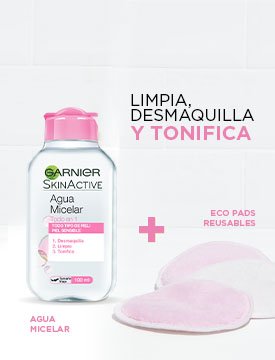 Agua micelar 100 ml botella presentación