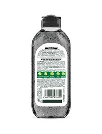 Agua micelar carbón botella posterior