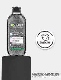 Agua micelar carbón botella Cruelty free