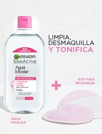 Agua micelar 700 ml botella presentación