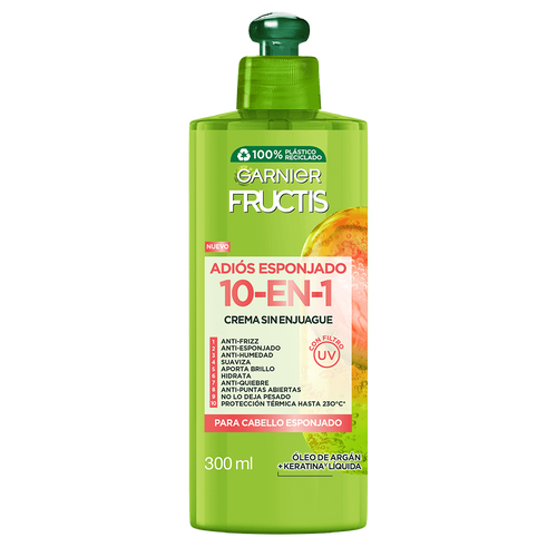 Crema para cabello 10 en Fructis Adiós Esponjado Garnier