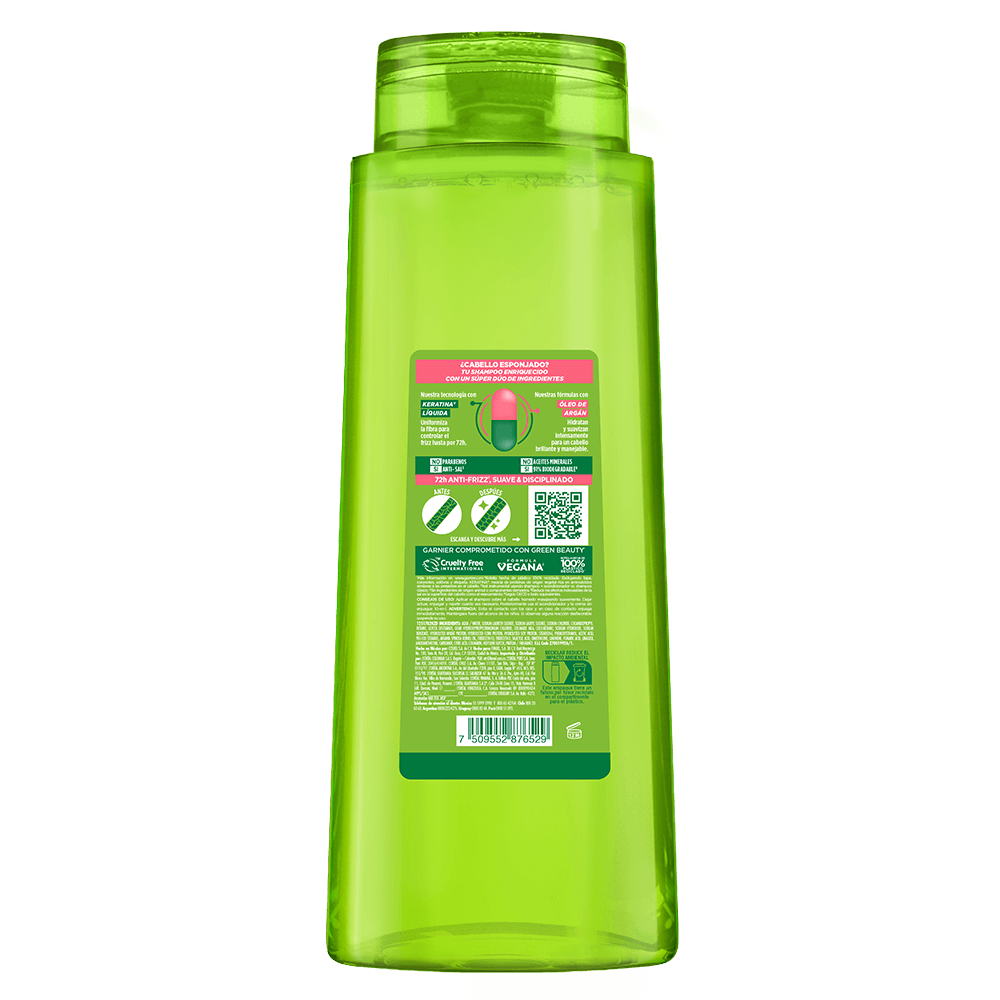 Shampoo anti frizz Fructis Adiós Esponjado Garnier