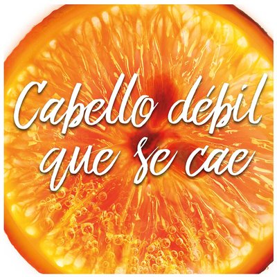 Cabello débil que se cae