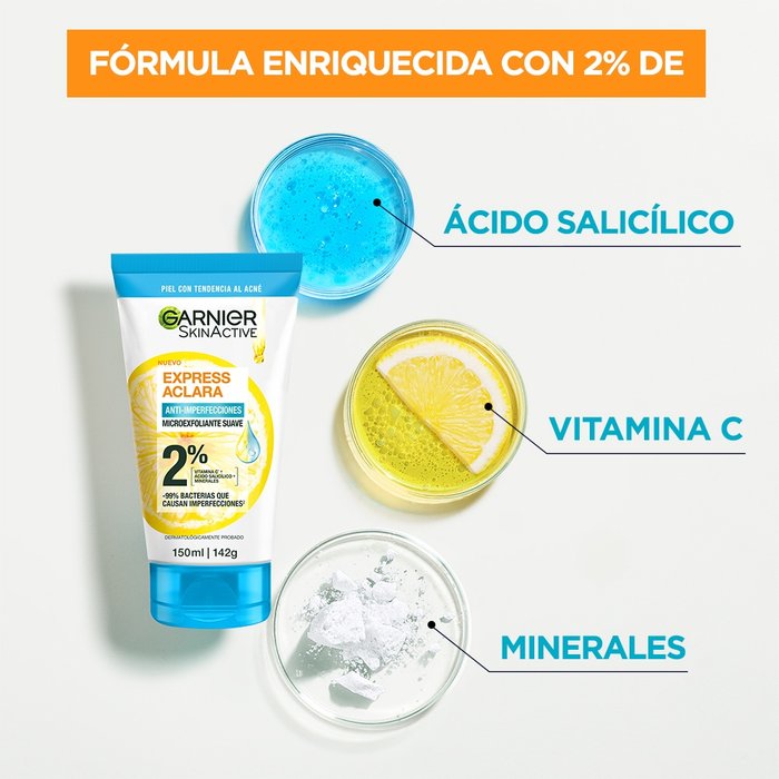 Express Aclara Limpiador Facial Profundo Garnier México