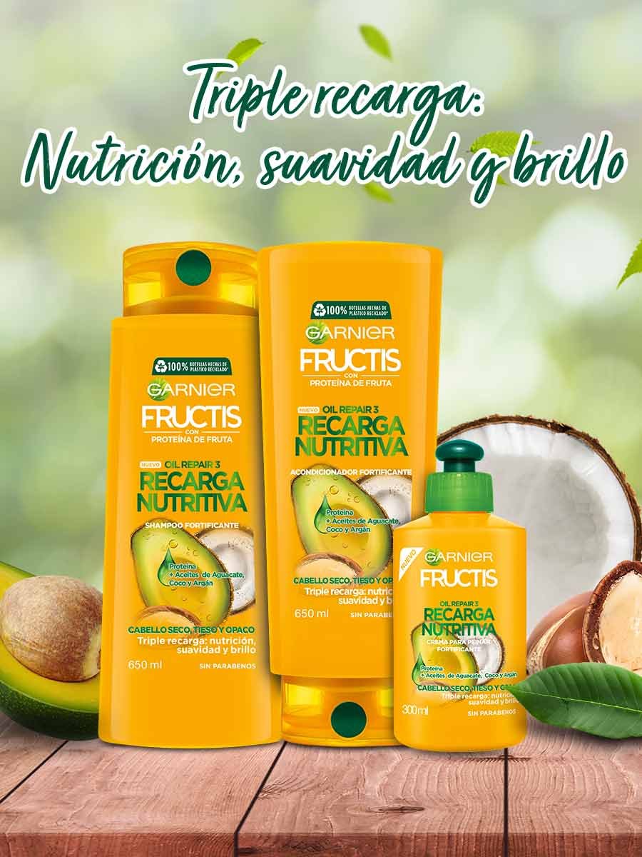 Shampoo Fructis Recarga Nutritiva de Garnier
