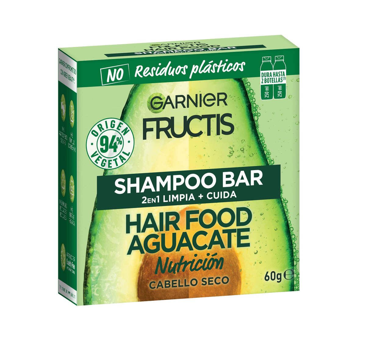 Hair Food Shampoo en Barra Aguacate Garnier México