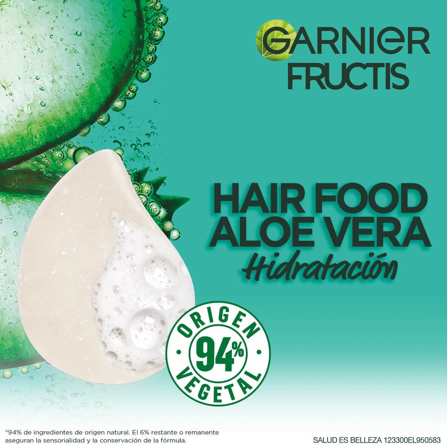 Hair Food Shampoo Sólido Aloe Línea Fructis Garnier México