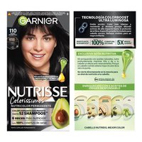 GARNIER NUTRISSE, NUTRISSE, NUTRISSE COLORÍSSIMOS, COLORACIÓN DE CABELLO, TINTE DE CABELLO, COLOR INTENSO, COLORACIÓN, FÓRMULA VEGANA, CRUELTY FREE, TONO 110, NEGRO MAGNETICO
