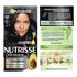 GARNIER NUTRISSE, NUTRISSE, NUTRISSE COLORÍSSIMOS, COLORACIÓN DE CABELLO, TINTE DE CABELLO, COLOR INTENSO, COLORACIÓN, FÓRMULA VEGANA, CRUELTY FREE, TONO 280, NEGRO ZAFIRO