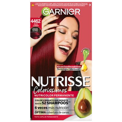 GARNIER, GARNIER NUTRISSE, NUTRISSE, NUTRISSE COLORÍSSIMOS, TINTE PARA CABELLO, COLORACIÓN DE CABELLO, COLORACIÓN NUTRISSE, TINTE EN CASA, TINTE CRUELTY FREE