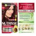 GARNIER NUTRISSE, NUTRISSE, NUTRISSE COLORÍSSIMOS, COLORACIÓN DE CABELLO, TINTE DE CABELLO, COLOR INTENSO, COLORACIÓN, FÓRMULA VEGANA, CRUELTY FREE, TONO 5562, FRESA, TONOS ROJOS