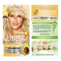 GARNIER NUTRISSE, NUTRISSE, NUTRISSE COLORÍSSIMOS, COLORACIÓN DE CABELLO, TINTE DE CABELLO, COLOR INTENSO, COLORACIÓN, FÓRMULA VEGANA, CRUELTY FREE, TONO RUBIO DORADO MARACUYÁ