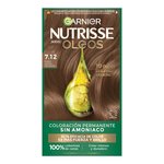 COLORACIÓN SIN AMONIACO NUTRISSE OLEOS TONO 7.12 RUBIO CENIZO NACARADO