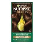 : COLORACIÓN SIN AMONIACO NUTRISSE OLEOS TONO 6.7 RUBIO OSCURO CHOCOLATE