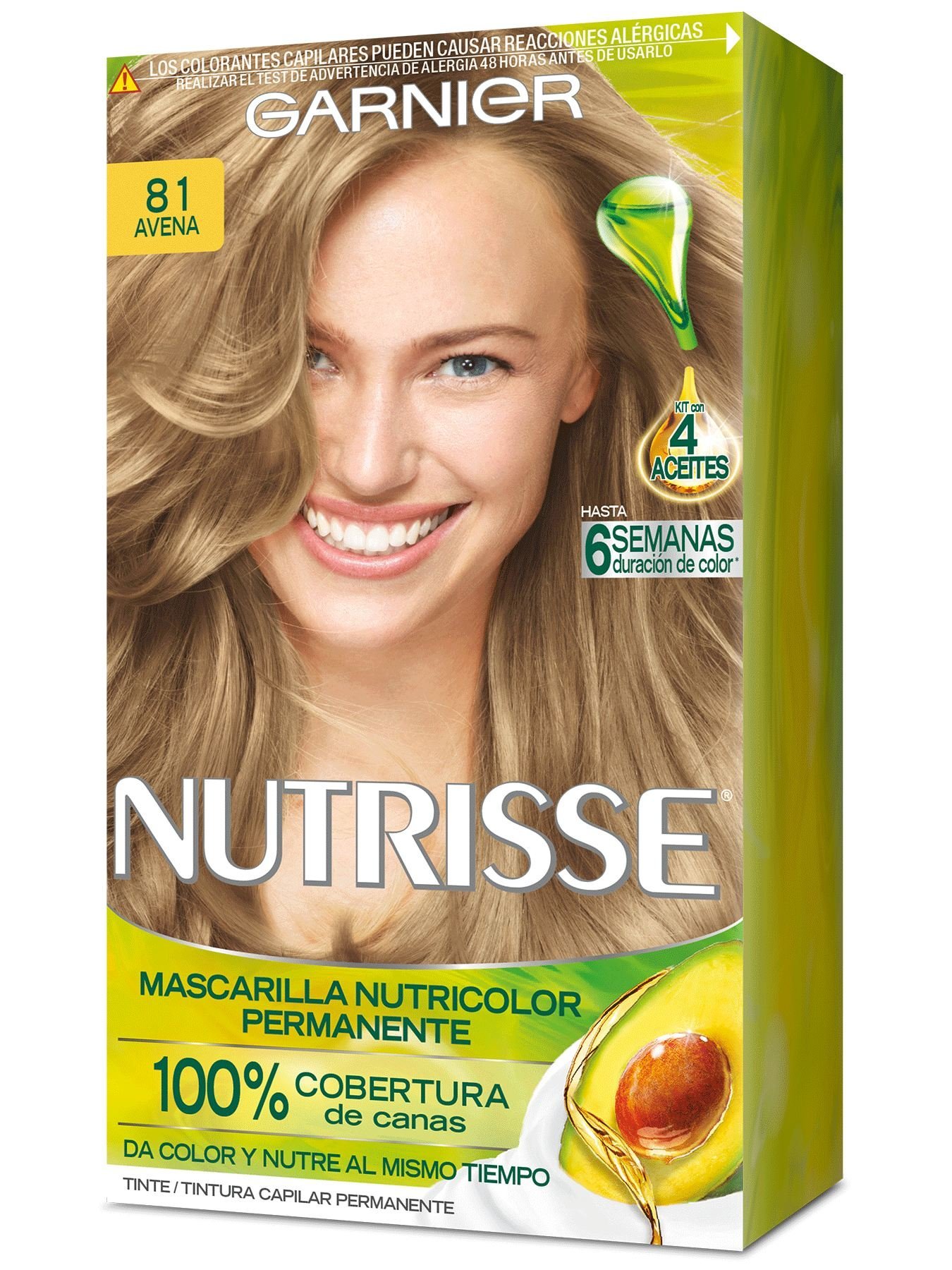 Tinte de cabello Nutrisse color Avellana 55 Garnier México