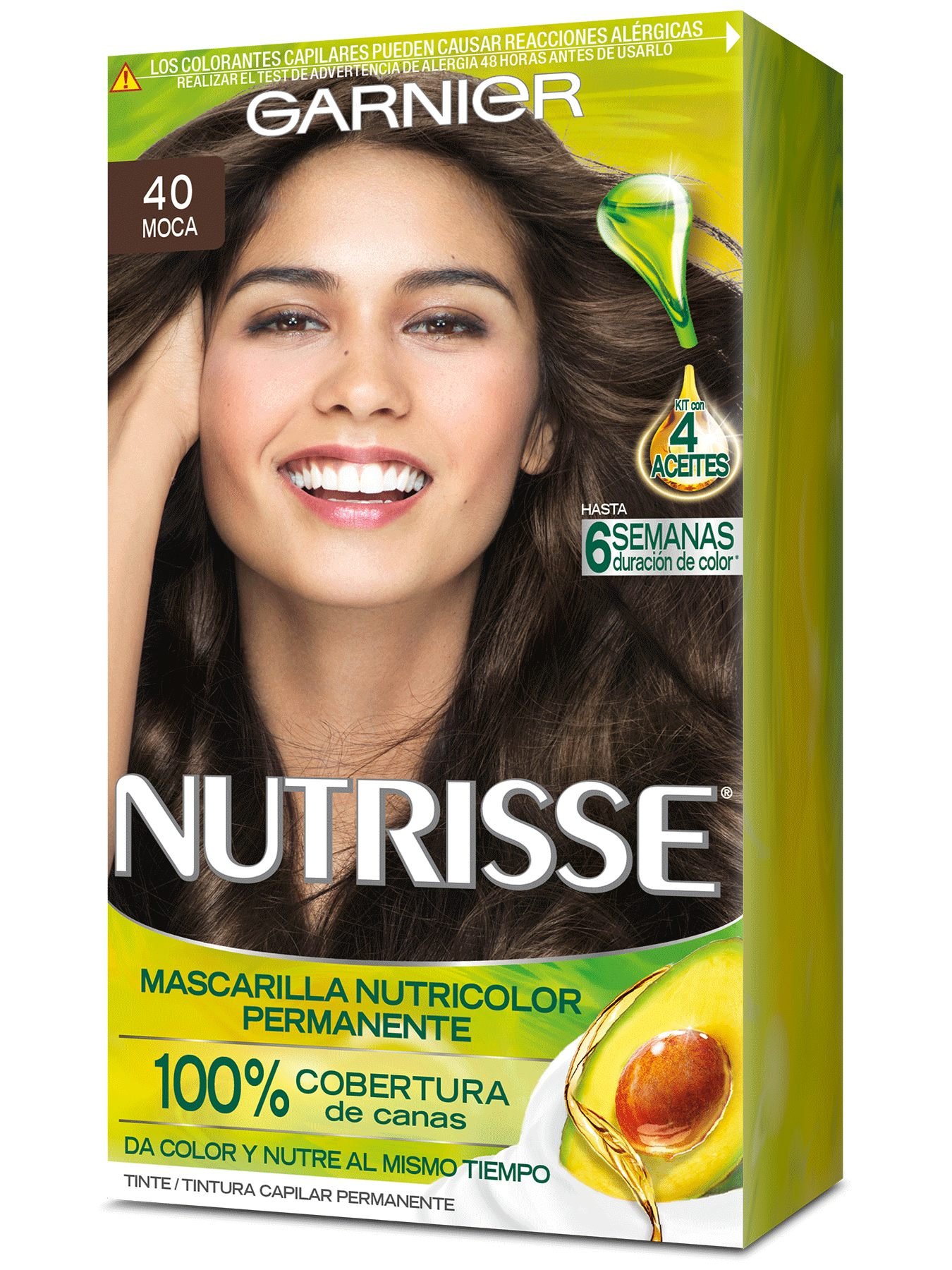 Tinte de cabello Nutrisse Color Moca 40 cubre canas