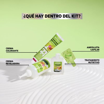 CREMA COLORANTE, CREMA REVELADORA, AMPOLLETA CAPILAR, TRATAMIENTO NUTRITIVO, KIT DE TINTE PARA CABELLO, GARNIER NUTRISSE, COLORACION DE CABELLO, TINTE PARA CABELLO