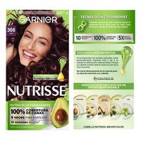 GARNIER NUTRISSE, NUTRISSE, NUTRISSE REGULAR, COLORACIÓN DE CABELLO, TINTE DE CABELLO, COLOR INTENSO, COLORACIÓN, FÓRMULA VEGANA, CRUELTY FREE, TONO 366, ACAI