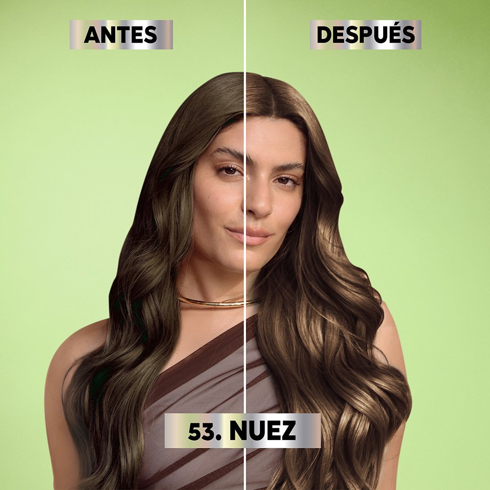 GARNIER, NUTRISSE, GARNIER NUTRISSE, COLORACIÓN, TINTE DE CABELLO, RESULTADOS DE COLORACIÓN, COLORACIÓN ANTES Y DESPUÉS, RESULTADOS DE TINTE, TONOS DE TINTE, COLORACIÓN DE CABELLO, NUTRISSE TINTES, NUTRISSE TONOS DE TINTE
