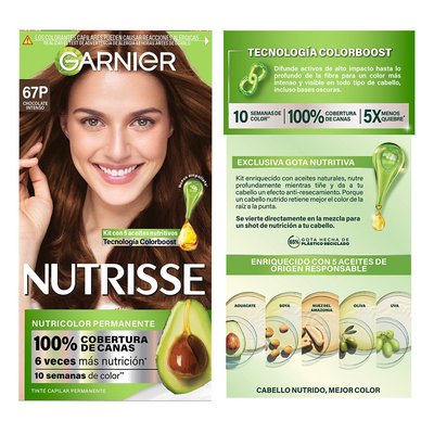 GARNIER, GARNIER NUTRISSE, NUTRISSE, NUTRISSE REGULAR, TINTE PARA CABELLO, COLORACIÓN DE CABELLO, COLORACIÓN NUTRISSE, TINTE EN CASA, TINTE CRUELTY FREE