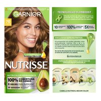 GARNIER NUTRISSE, NUTRISSE, NUTRISSE REGULAR, COLORACIÓN DE CABELLO, TINTE DE CABELLO, COLOR INTENSO, COLORACIÓN, FÓRMULA VEGANA, CRUELTY FREE, TONO 70, ALMENDRA