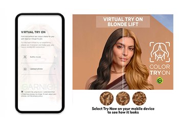 Probador virtual Garnier para tintes de cabello